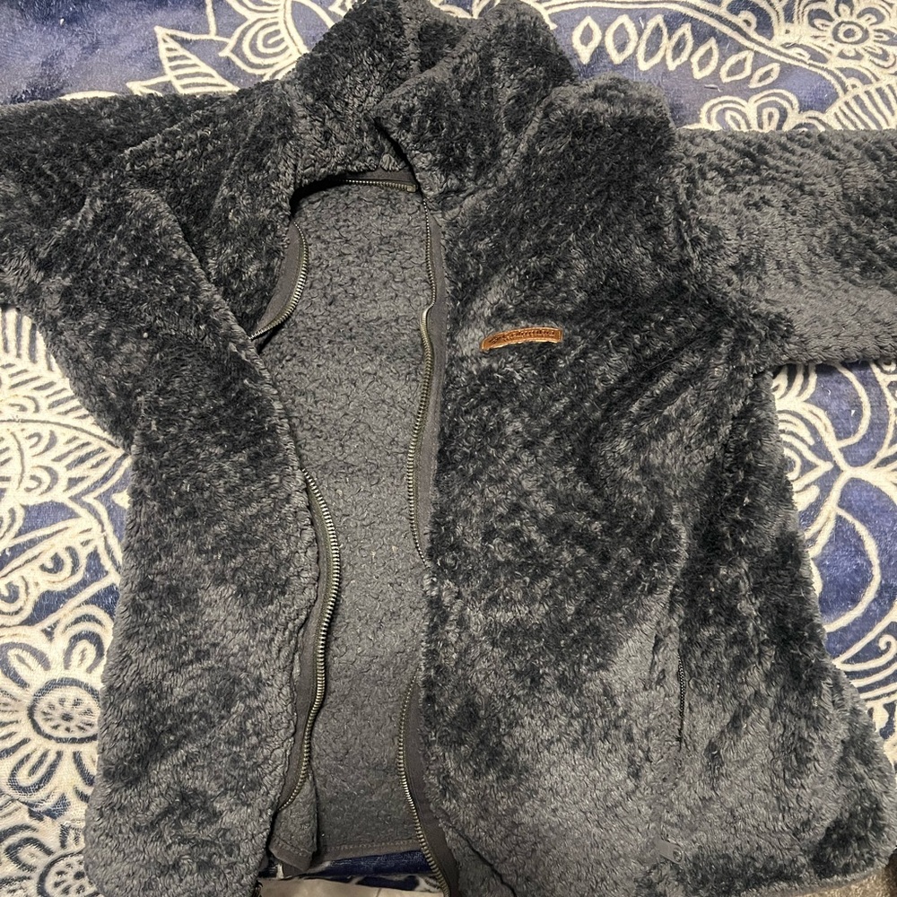Columbia Fireside Women's Fleece Jacket - Dark Gray
